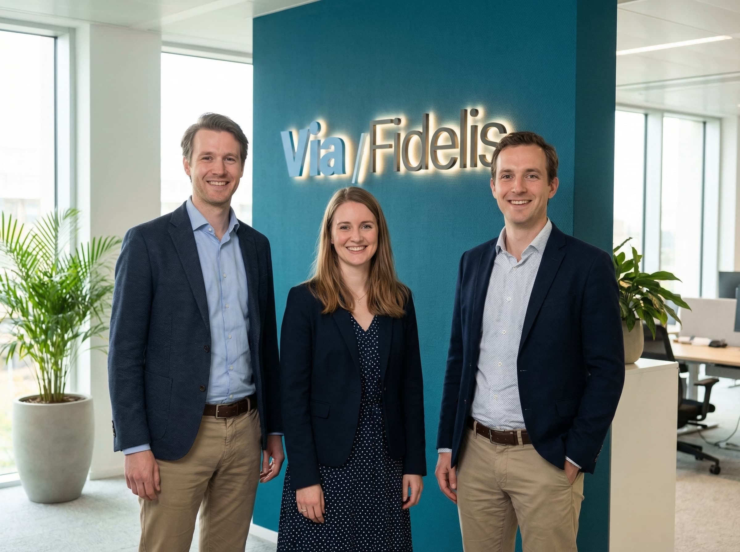 Équipe ViaFidelis, courtier immobilier indépendant en Belgique