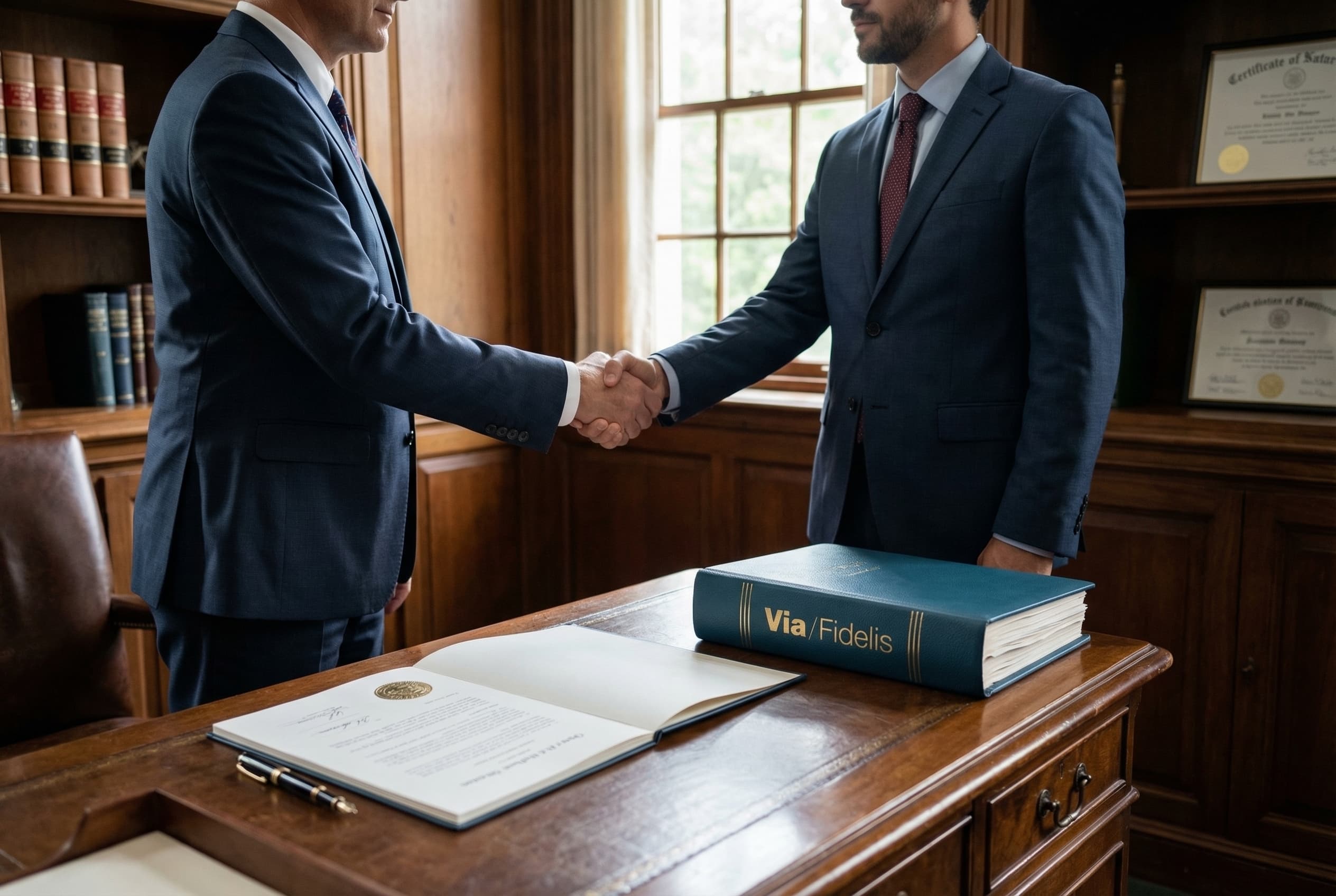 Signature chez le notaire pour finaliser un crédit hypothécaire en Belgique